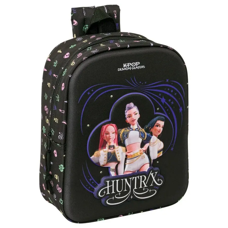 Mochila 3D LEDS Sound Kpop Demon Hunters 27cm