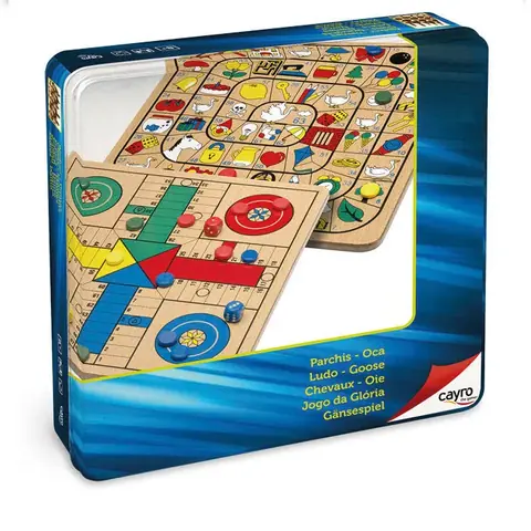 Wood Parcheesi Goose