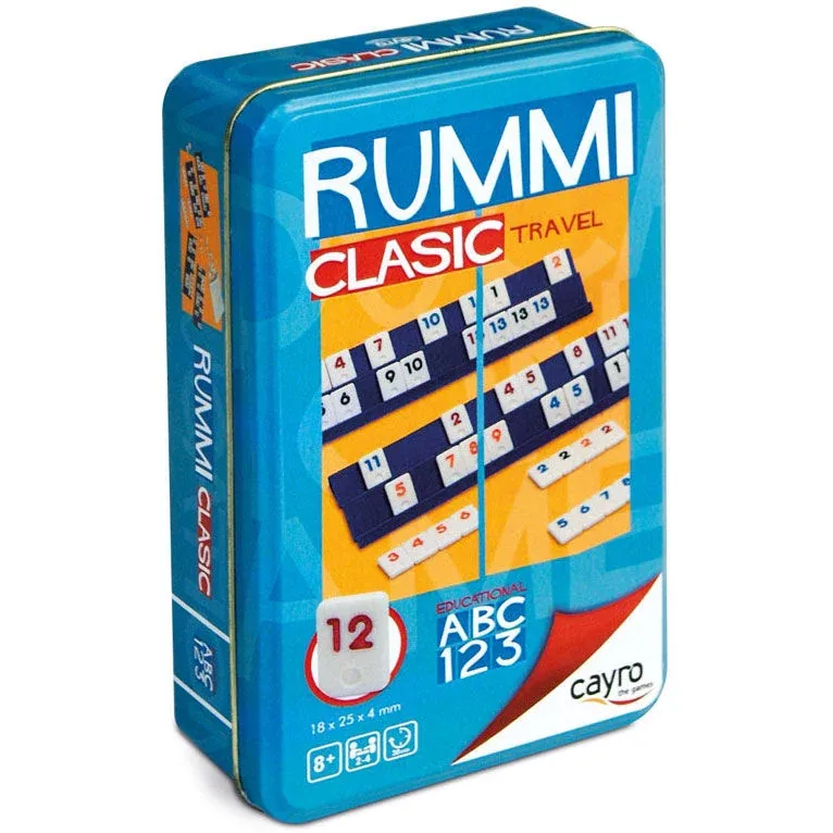 Metal box Rummi game travel
